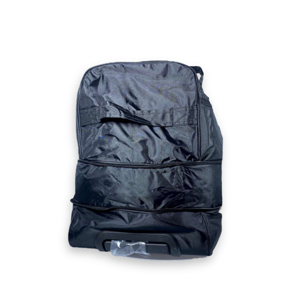 Дорожная сумка на колесах, с расширением, 1 отдел, 130 л, черная Дорожная сумка на колесах, с расширением, 1 отдел, 130 л, черная