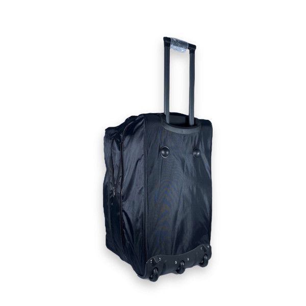 Дорожная сумка на колесах, с расширением, 1 отдел, 130 л, черная Дорожная сумка на колесах, с расширением, 1 отдел, 130 л, черная