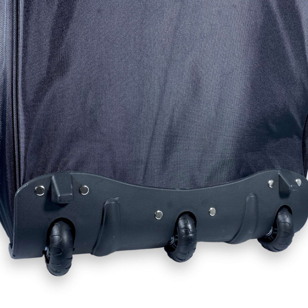 Дорожная сумка на колесах, с расширением, 1 отдел, 130 л, черная Дорожная сумка на колесах, с расширением, 1 отдел, 130 л, черная