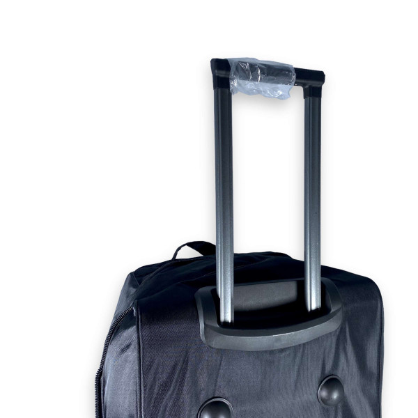 Дорожная сумка на колесах, с расширением, 1 отдел, 130 л, черная Дорожная сумка на колесах, с расширением, 1 отдел, 130 л, черная