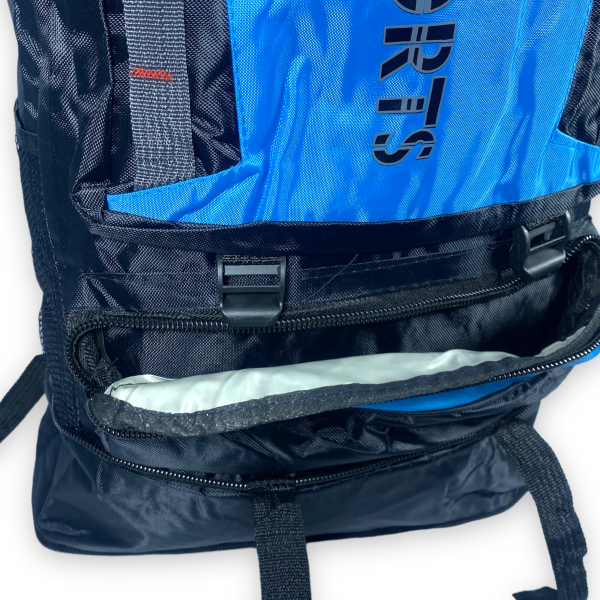 Туристический рюкзак с расширением, 35 л, один отдел, 3 фронтальных кармана, синий Туристический рюкзак с расширением, 35 л, один отдел, 3 фронтальных кармана, синий