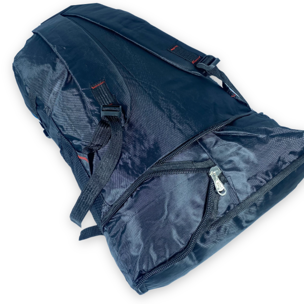 Туристический рюкзак с расширением, 35 л, один отдел, 3 фронтальных кармана, синий Туристический рюкзак с расширением, 35 л, один отдел, 3 фронтальных кармана, синий