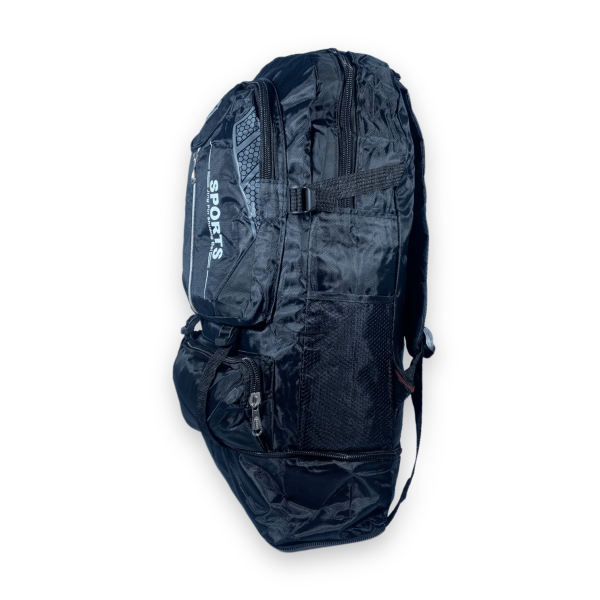 Рюкзак туристичний 35 л, з розширенням, один відділ, 3 фронтальні кишені, чорний Рюкзак туристичний 35 л, з розширенням, один відділ, 3 фронтальні кишені, чорний