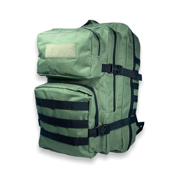 Тактический рюкзак 04071 два отдела два фронтальных кармана дополнительные крепления 50 л Размер 50*30*25 см, хаки