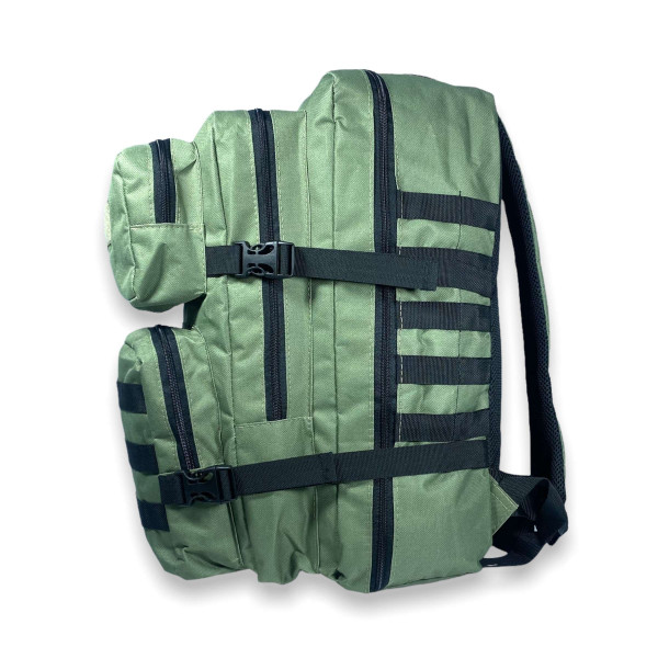 Тактический рюкзак 04071 два отдела два фронтальных кармана дополнительные крепления 50 л Размер 50*30*25 см, хаки