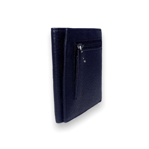 Мужской кошелек на два отдела для купюр, черный 043-2 Мужской кошелек на два отдела для купюр, черный 043-2