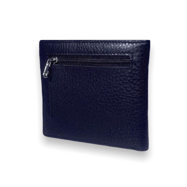 Мужской кошелек на два отдела для купюр, черный 043-2 Мужской кошелек на два отдела для купюр, черный 043-2