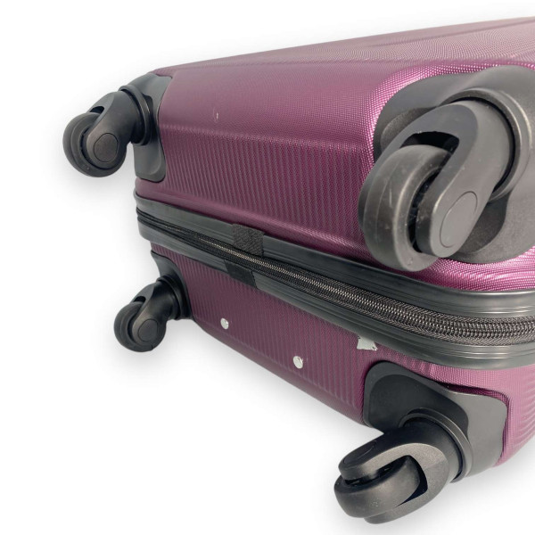 Чемодан Wings 60 л, одно отделение, кодовый замок, выдвижная ручка, размер 60,5*41*24 см, вес 3,2 кг, фиолетовый Чемодан Wings 60 л, одно отделение, кодовый замок, выдвижная ручка, размер 60,5*41*24 см, вес 3,2 кг, фиолетовый