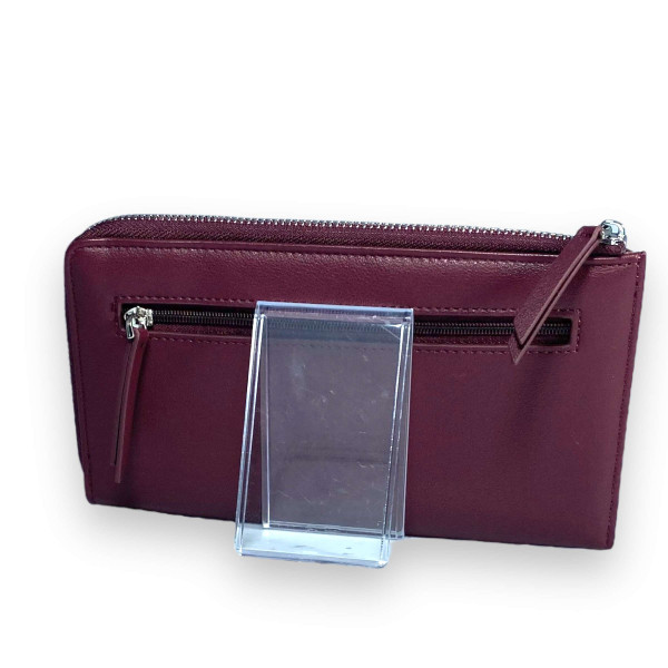Жіночий гаманець Saralyn екошкіра 1 відділення 8 осередків для карт розмір: 20*11*3 см бордовий Жіночий гаманець Saralyn екошкіра 1 відділення 8 осередків для карт розмір: 20*11*3 см бордовий