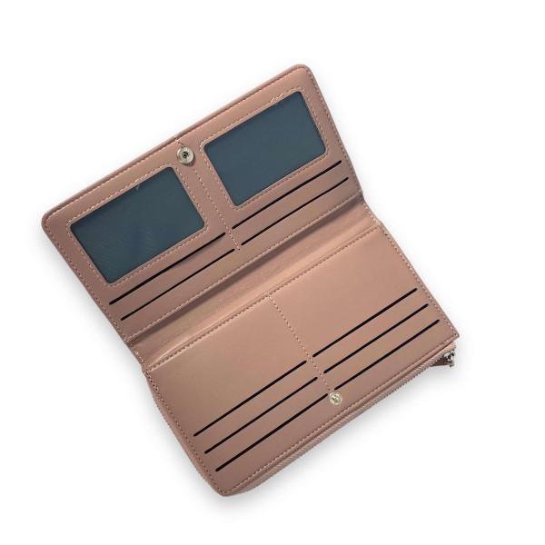 Женский кошелек Saralyn экокожа 1 отделение 8 ячеек для карт размер: 20*11*3 см пудра Женский кошелек Saralyn экокожа 1 отделение 8 ячеек для карт размер: 20*11*3 см пудра