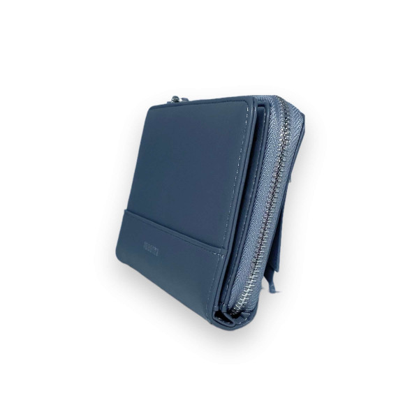 Женский кошелек Saralyn экокожа 1 отделение 8 ячеек для карт размер: 20*11*3 см серый Женский кошелек Saralyn экокожа 1 отделение 8 ячеек для карт размер: 20*11*3 см серый