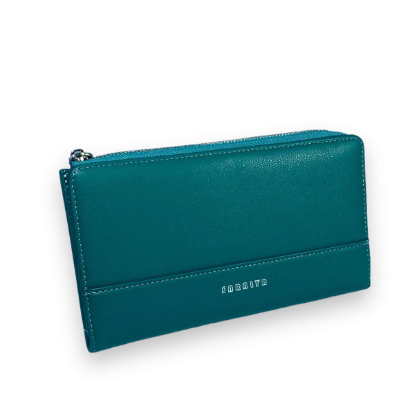 Женский кошелек Saralyn экокожа 1 отделение 8 ячеек для карт размер: 20*11*3 см зеленый Женский кошелек Saralyn экокожа 1 отделение 8 ячеек для карт размер: 20*11*3 см зеленый