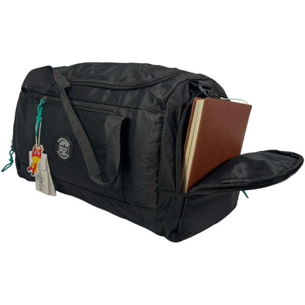 Спортивная сумка на четыре отделения, 35 л, черная