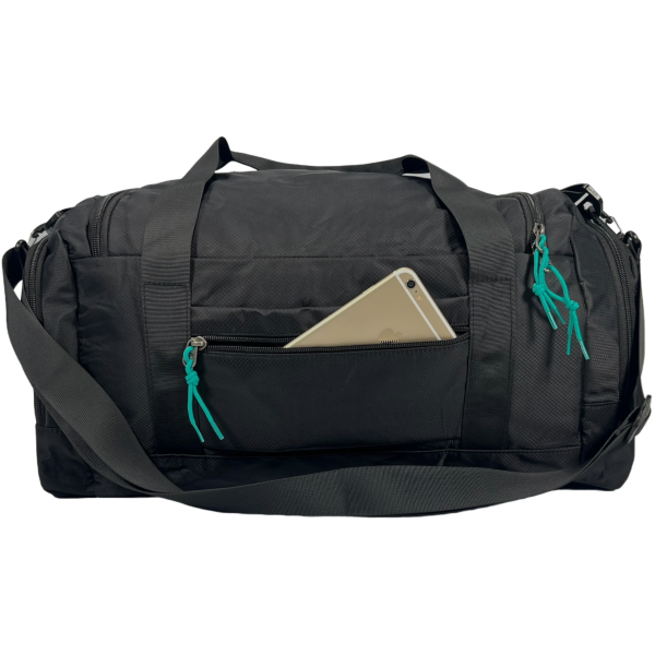 Спортивная сумка на четыре отделения, 35 л, черная