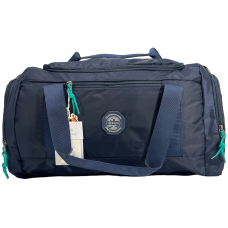 Стильная спортивная сумка на четыре отделения синего цвета