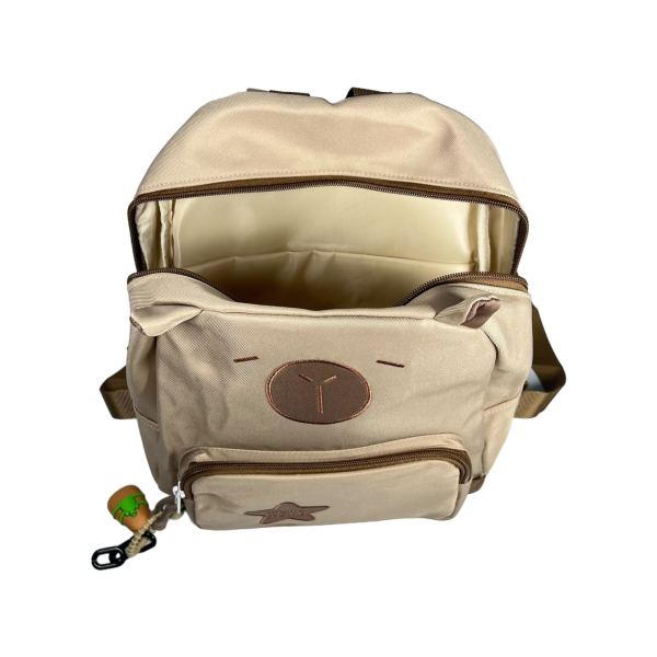 Дитячий рюкзак на два відділення, бежевий Дитячий рюкзак на два відділення, бежевий