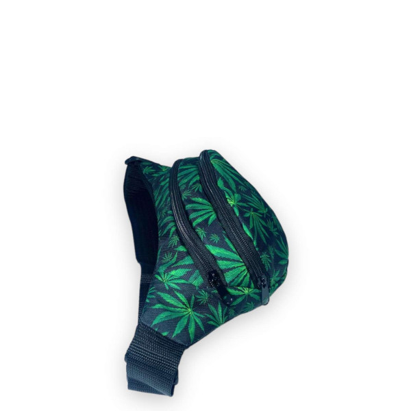 Сумка-бананка на пояс, два отделения на молнии, принт 6 Сумка-бананка на пояс, два отделения на молнии, принт 6