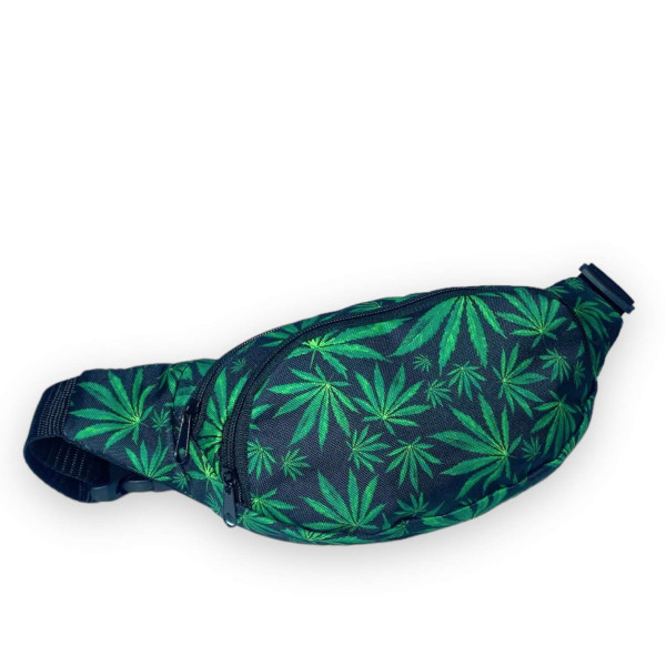 Сумка-бананка на пояс, два отделения на молнии, принт 6 Сумка-бананка на пояс, два отделения на молнии, принт 6