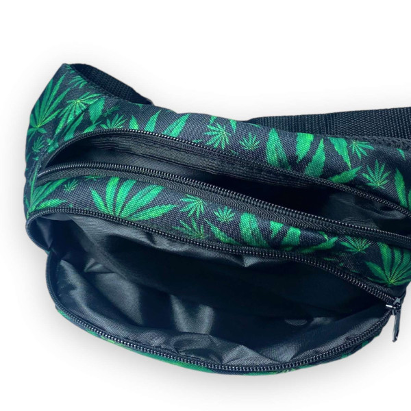 Сумка-бананка на пояс, два отделения на молнии, принт 6 Сумка-бананка на пояс, два отделения на молнии, принт 6