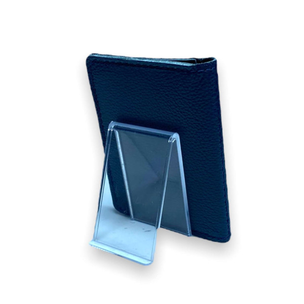 Портмоне для автодокументів натуральна шкіра BagWay 4 відділення для карток розмір: 13*9*1 см темно-синій