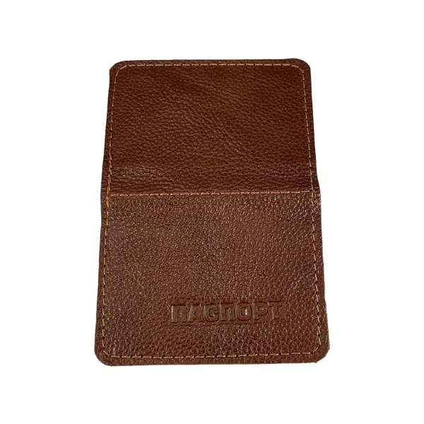 Обложка для ID-паспорта BagWay ручная работа натуральная кожа 1008-5 коричневая Обложка для ID-паспорта BagWay ручная работа натуральная кожа 1008-5 коричневая