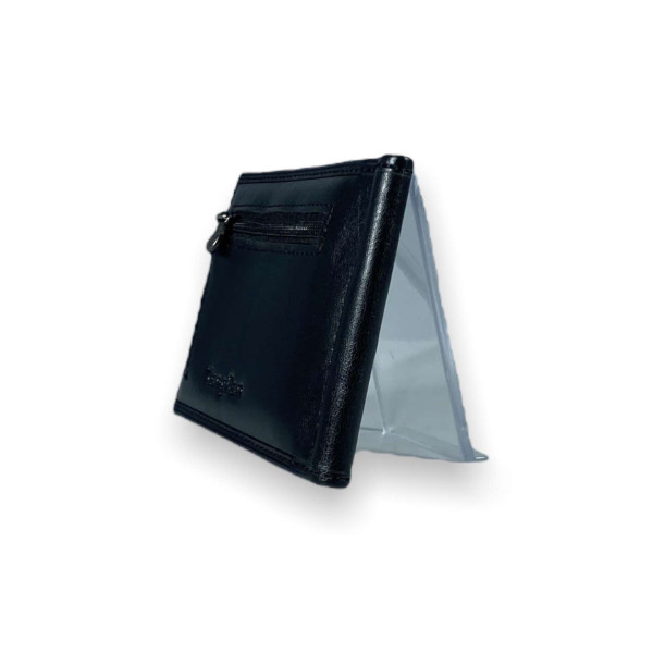 Кошелек зажим для купюр из кожзаменителя YangFan отдел для монет прозрачный отдел размер: 11*8*3 см черный Кошелек зажим для купюр из кожзаменителя YangFan отдел для монет прозрачный отдел размер: 11*8*3 см черный