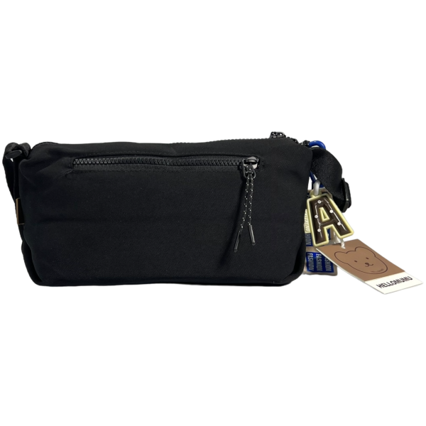 Стильна та практична сумка через плече для жінок, 2 відділення, чорна Стильна та практична сумка через плече для жінок, 2 відділення, чорна