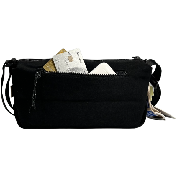 Стильна та практична сумка через плече для жінок, 2 відділення, чорна Стильна та практична сумка через плече для жінок, 2 відділення, чорна