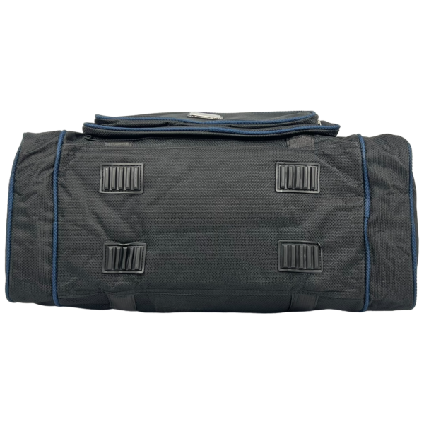 Дорожная сумка Wallaby на шесть отделений 1041-1 черная с синим Дорожная сумка Wallaby на шесть отделений 1041-1 черная с синим