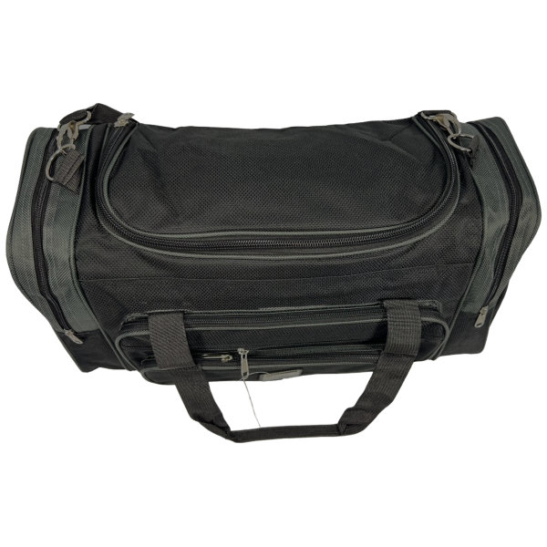 Дорожная сумка Wallaby на шесть отделений 1041-2 черная с серым Дорожная сумка Wallaby на шесть отделений 1041-2 черная с серым