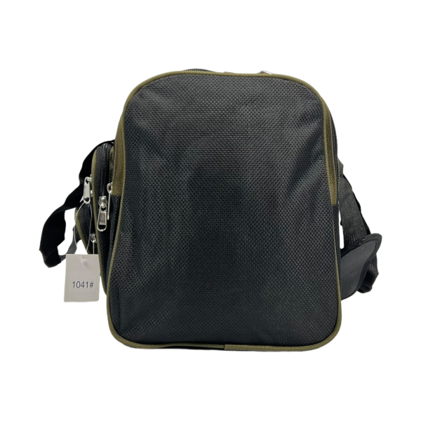 Дорожная сумка Wallaby на шесть отделений 1041-3 черная с зеленым Дорожная сумка Wallaby на шесть отделений 1041-3 черная с зеленым