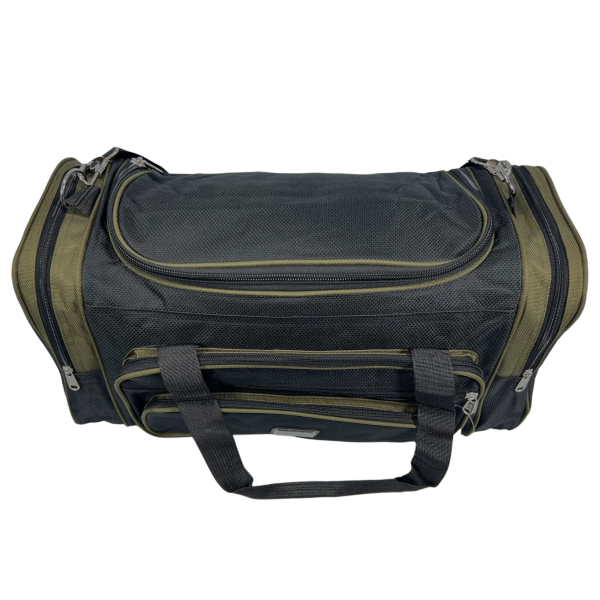 Дорожная сумка Wallaby на шесть отделений 1041-3 черная с зеленым Дорожная сумка Wallaby на шесть отделений 1041-3 черная с зеленым