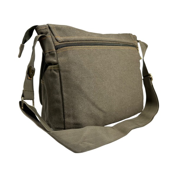 Сумка через плече Gold Be на сім відділень 107-3 зелена