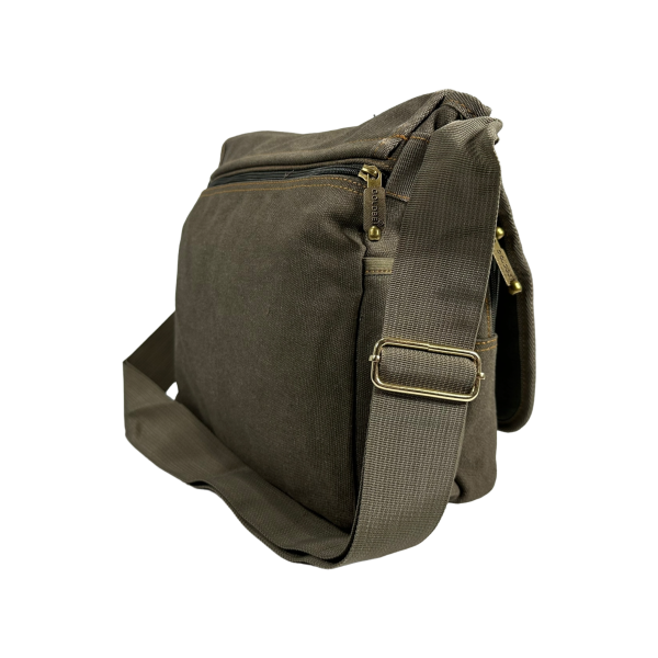 Сумка через плече Gold Be на сім відділень 107-3 зелена