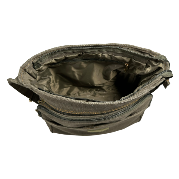 Сумка через плече Gold Be на сім відділень 107-3 зелена