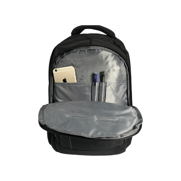 Міський, міцний рюкзак на чотири віділеня, 25 л, чорний, кріплення на валізу Міський, міцний рюкзак на чотири віділеня, 25 л, чорний, кріплення на валізу