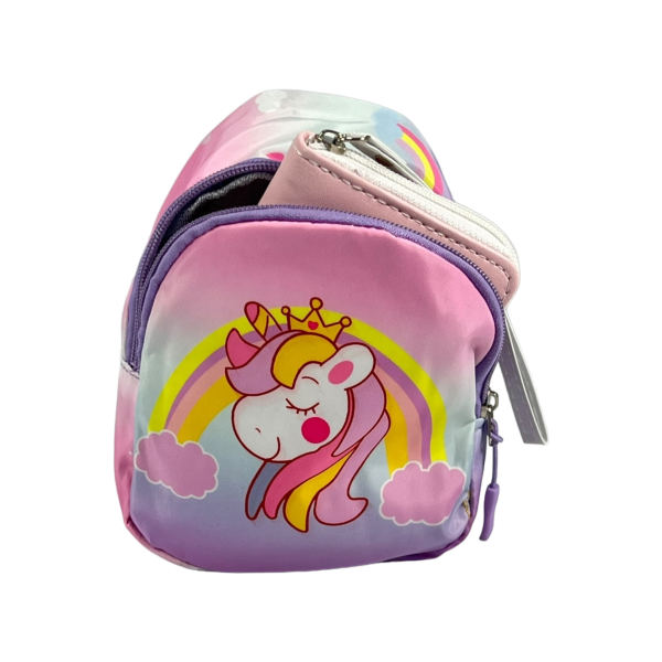 Детская сумка-слинг с принтом Единорог Детская сумка-слинг с принтом Единорог