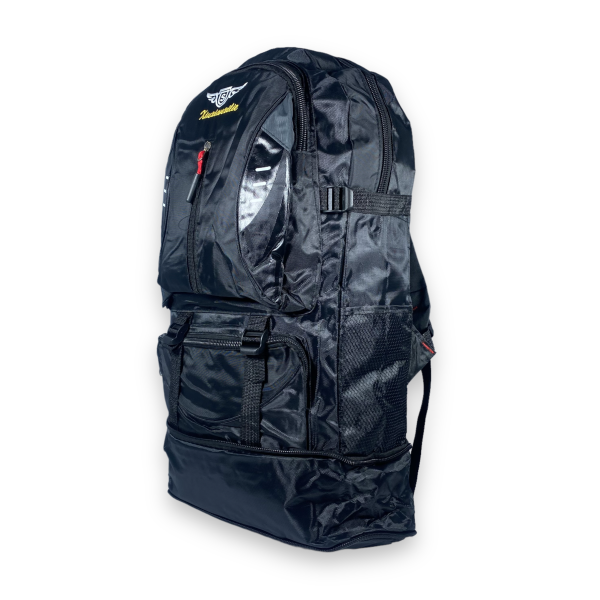 Рюкзак туристичний з розширенням, один відділ, 3 фронтальні кишені, 35 л, чорний Рюкзак туристичний з розширенням, один відділ, 3 фронтальні кишені, 35 л, чорний