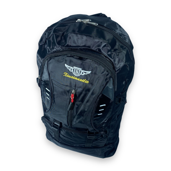 Рюкзак туристичний з розширенням, один відділ, 3 фронтальні кишені, 35 л, чорний Рюкзак туристичний з розширенням, один відділ, 3 фронтальні кишені, 35 л, чорний