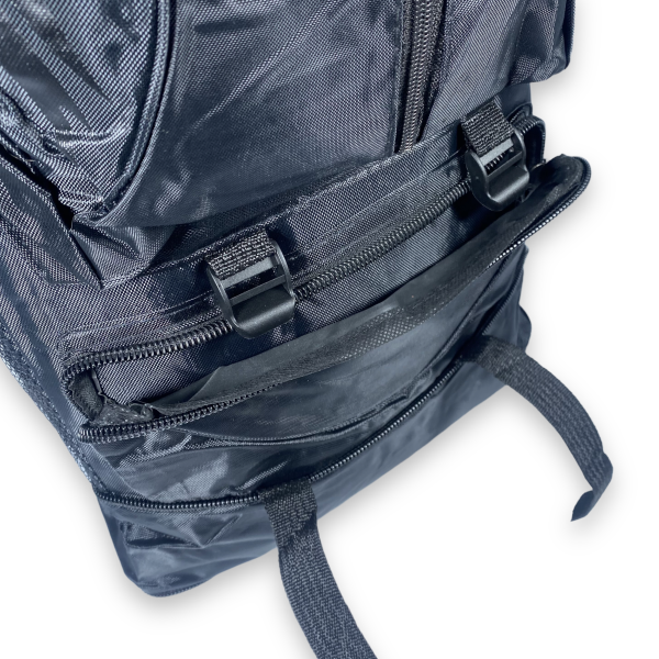 Рюкзак туристичний з розширенням, один відділ, 3 фронтальні кишені, 35 л, чорний Рюкзак туристичний з розширенням, один відділ, 3 фронтальні кишені, 35 л, чорний