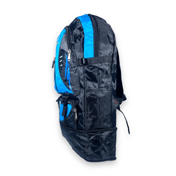 Рюкзак туристический с расширением, один отдел, 3 фронтальных кармана, 35 л, синий Рюкзак туристический с расширением, один отдел, 3 фронтальных кармана, 35 л, синий