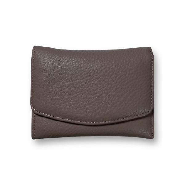 Женский кошелек, кожаный, бежевый, отдел для монет та 1 отделение для купюр Женский кошелек, кожаный, бежевый, отдел для монет та 1 отделение для купюр