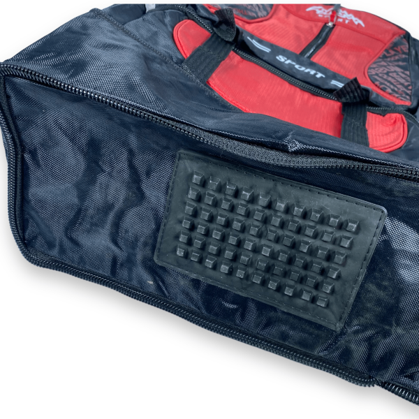 Рюкзак туристичний з розширенням, 35 л, один відділ, 3 фронтальні кишені, червоний