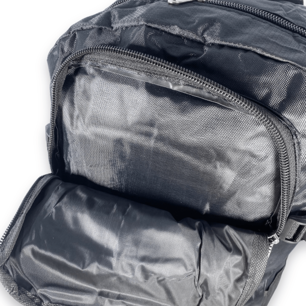 Рюкзак туристичний з розширенням, 35 л, один відділ, 3 фронтальні кишені, чорний Рюкзак туристичний з розширенням, 35 л, один відділ, 3 фронтальні кишені, чорний