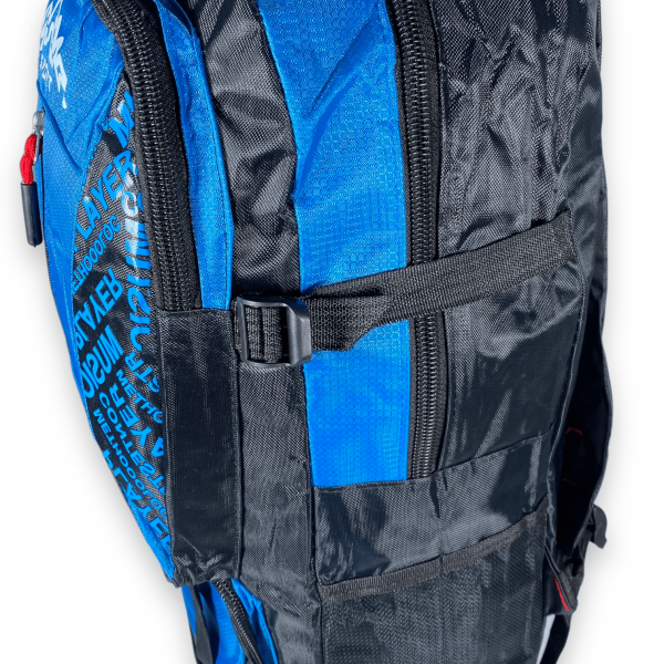 Рюкзак туристичний з розширенням, 30/36 л, один відділ, 3 фронтальні кишені, синій