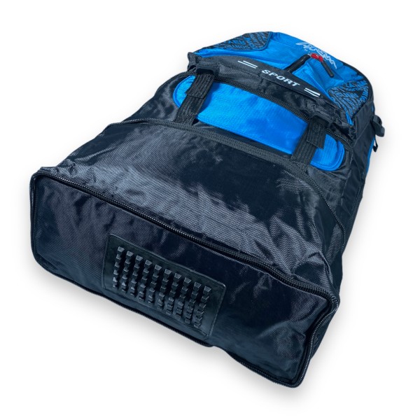 Рюкзак туристичний з розширенням, 30/36 л, один відділ, 3 фронтальні кишені, синій