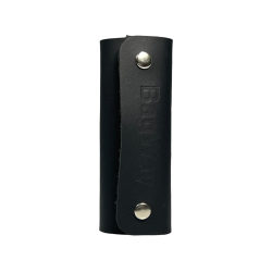 Ключница BagWay, экокожа, ручная работа, черная