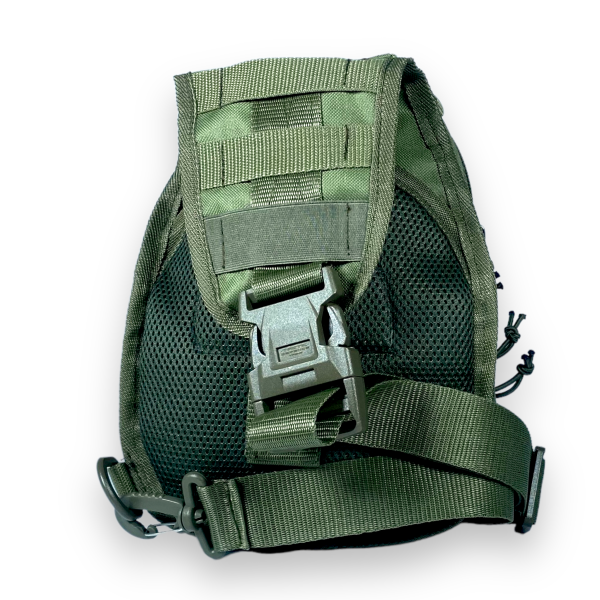 Мужская сумка через плечо на 1 отдел, цвет хаки