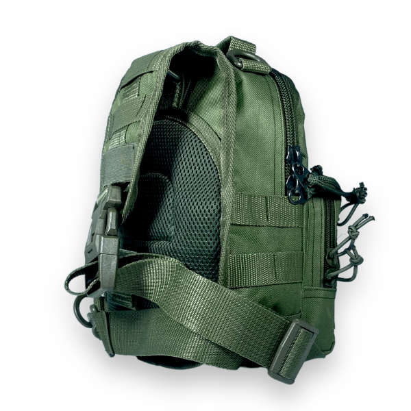 Мужская сумка через плечо на 1 отдел, цвет хаки