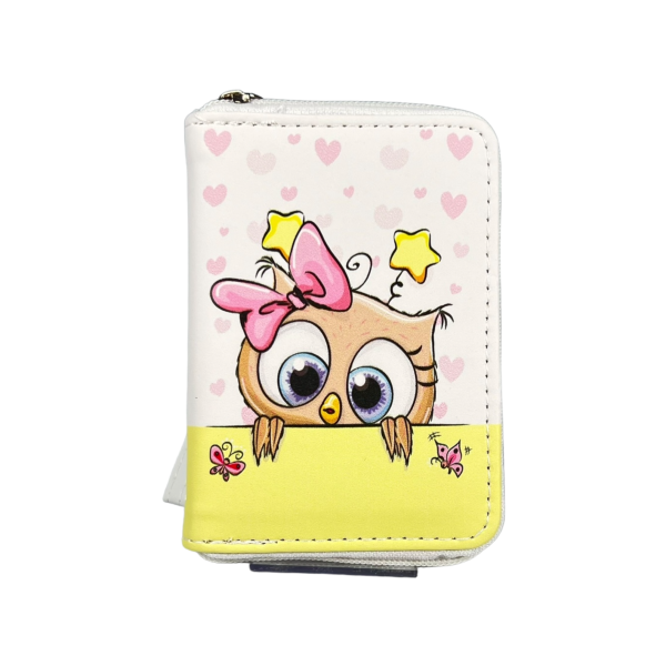 Детский кошелек с двумя отделениями для купюр